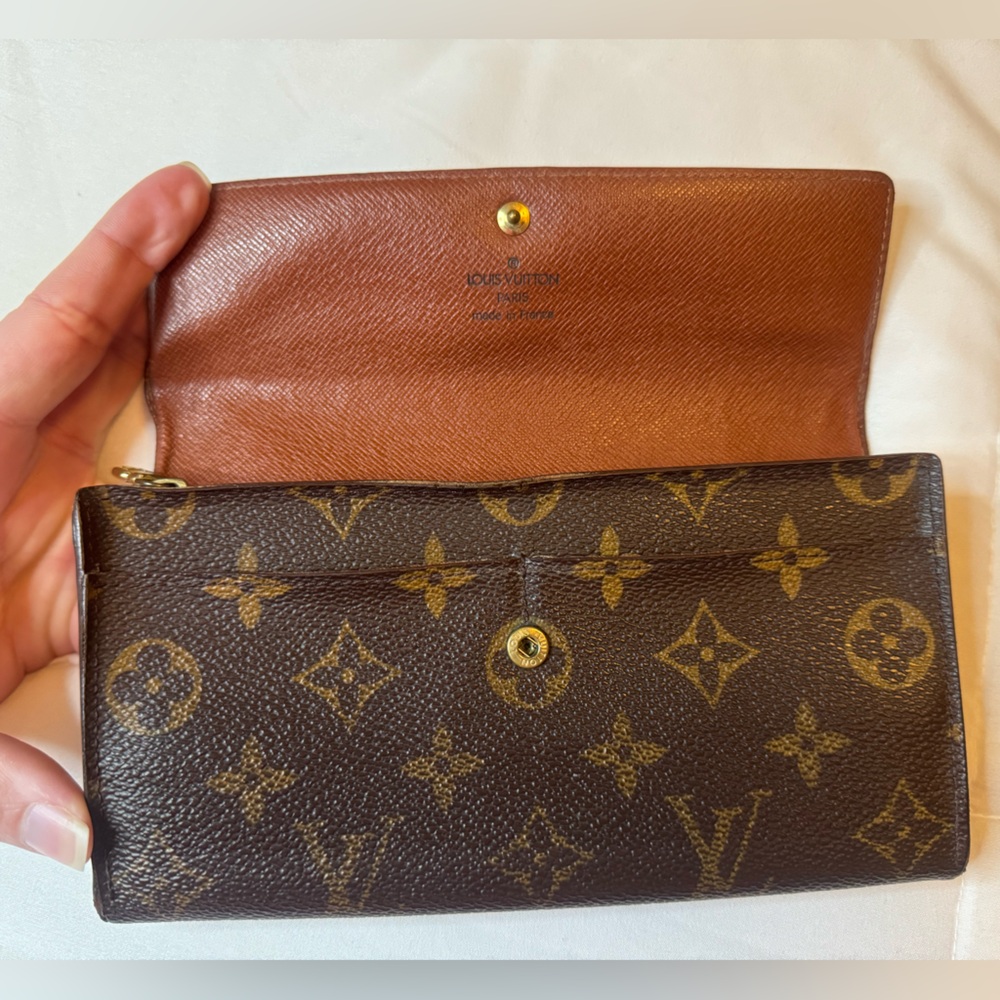 Louis Vuitton Monogram Sarah Long Wallet EUC With Box - Picture 4 of 16
